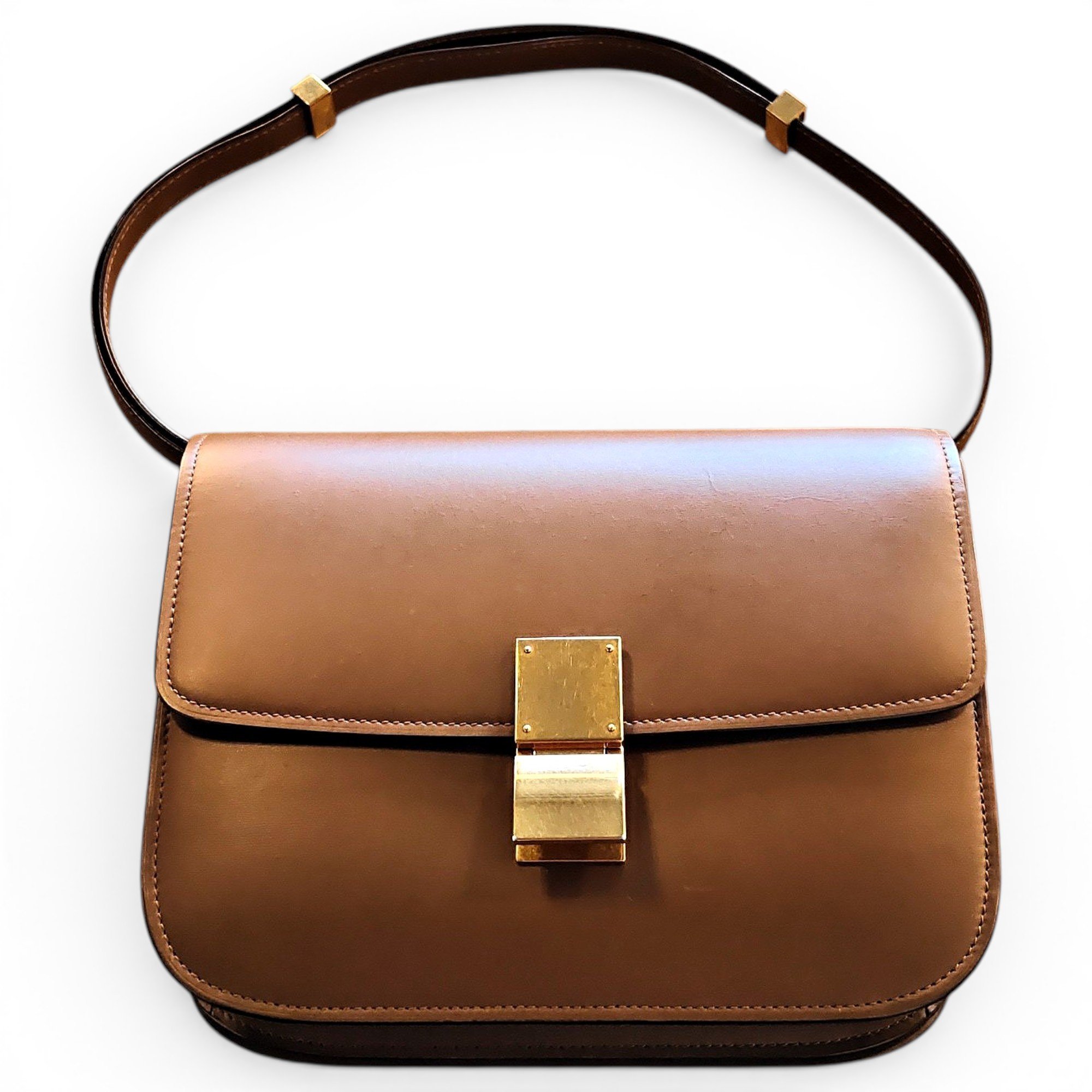 Classic leather crossbody bag