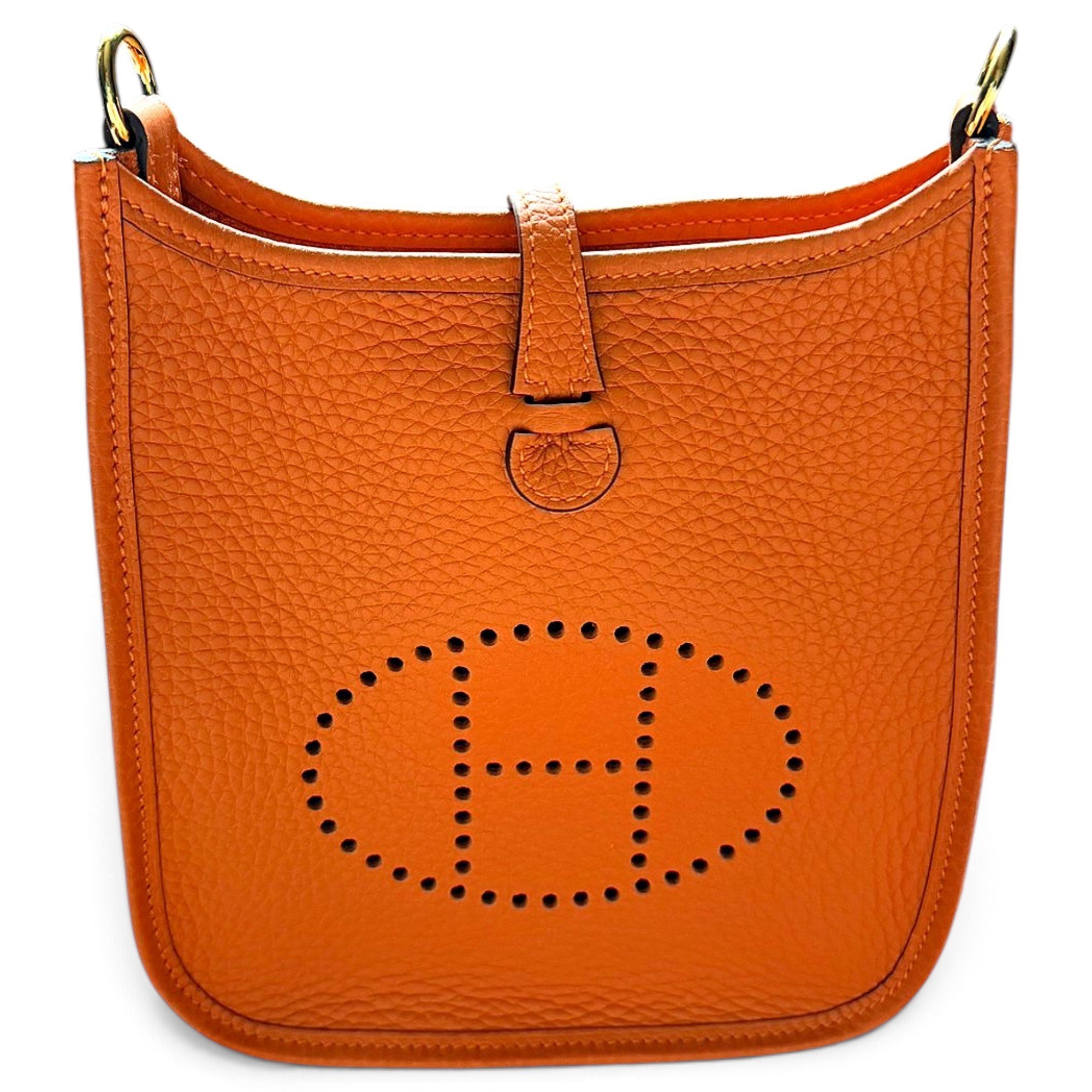 Mini Evelyne leather handbag