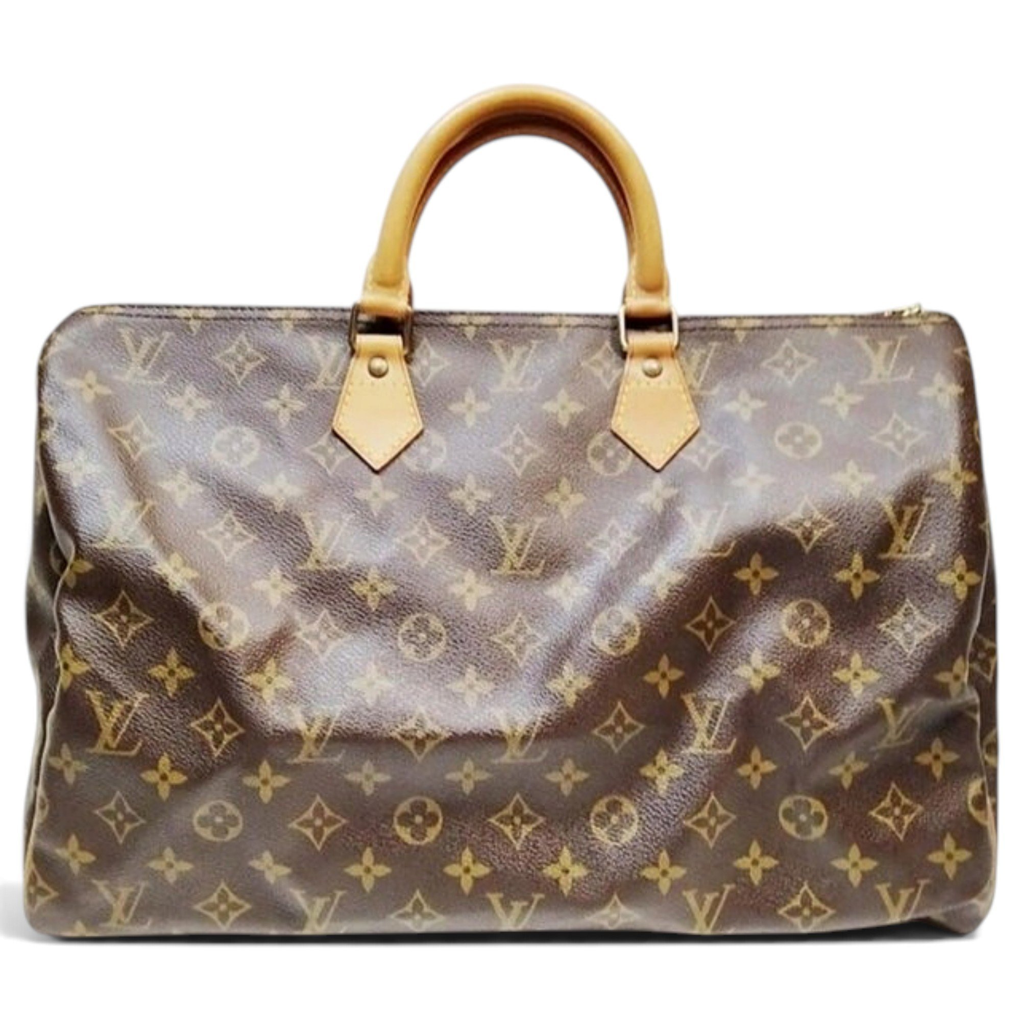 Speedy leather handbag