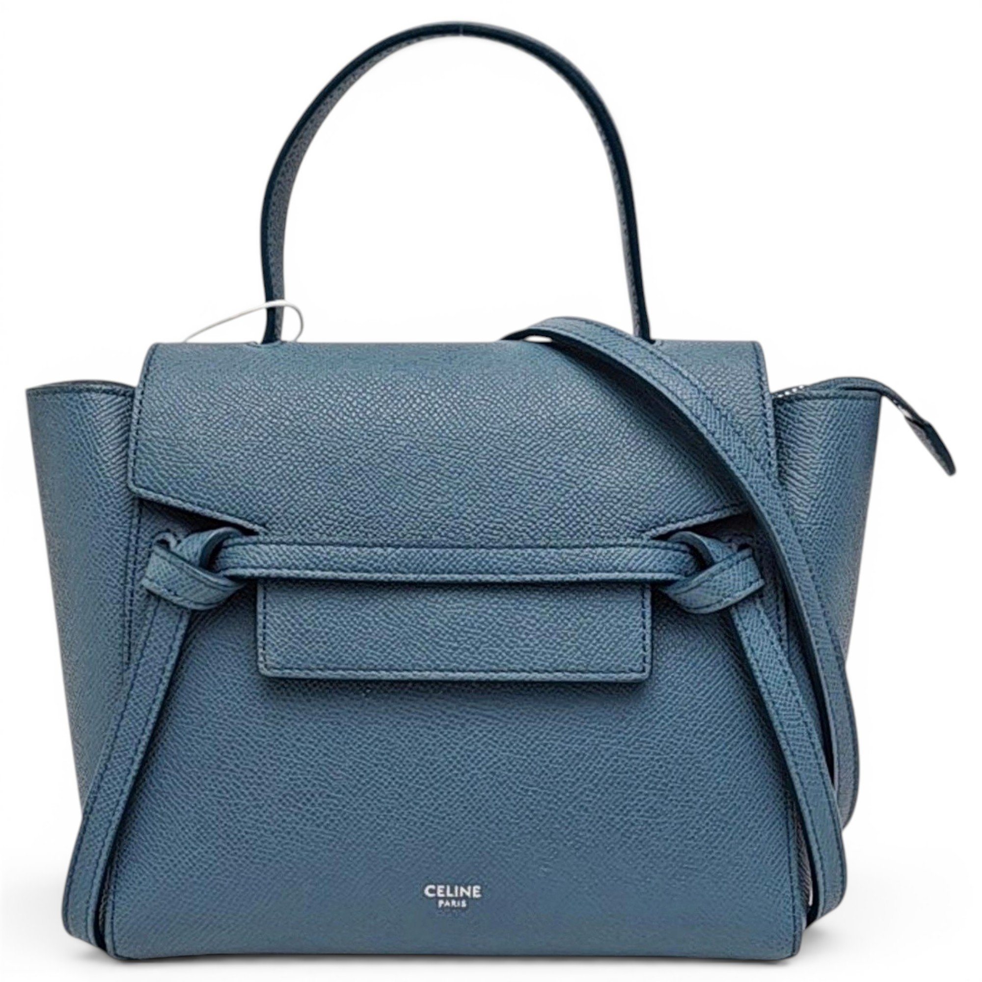 Belt leather handbag