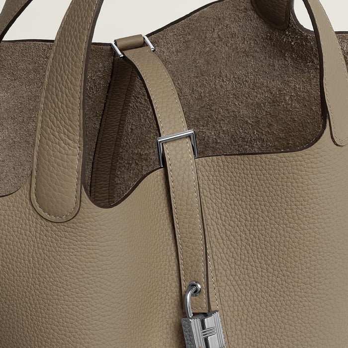 Beige Marfa Picotin Lock 22 Bag