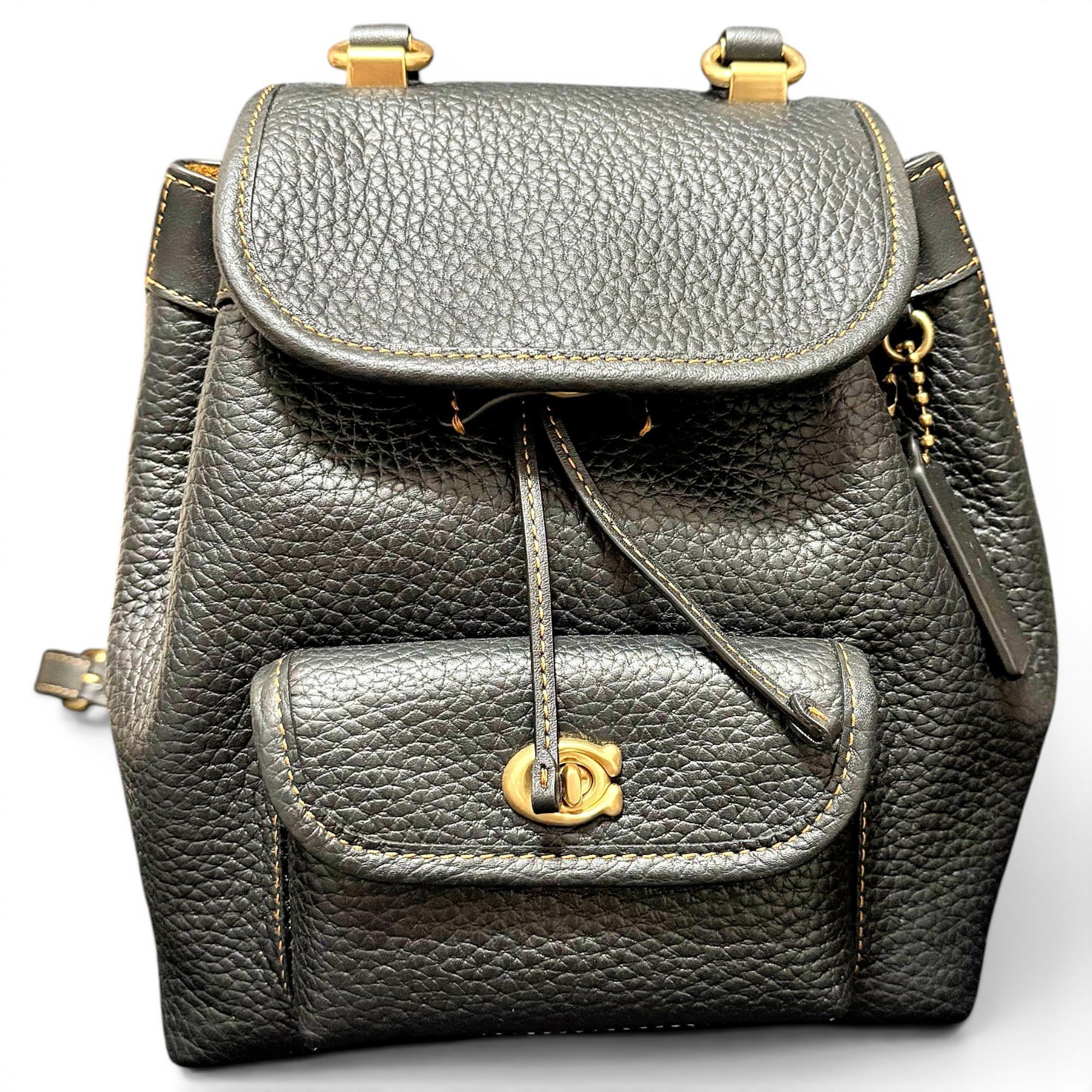 Leather backpack