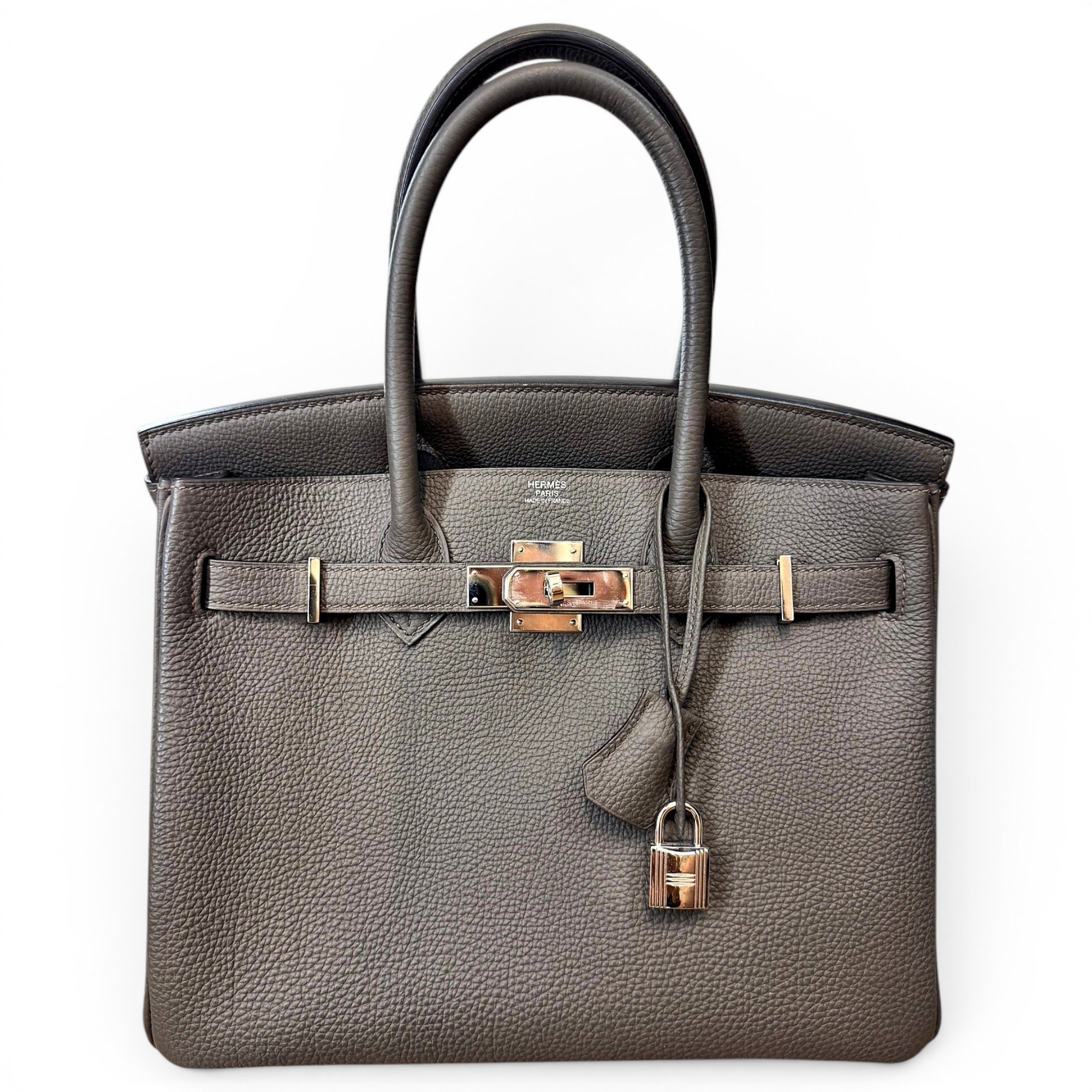 Birkin 30 leather handbag