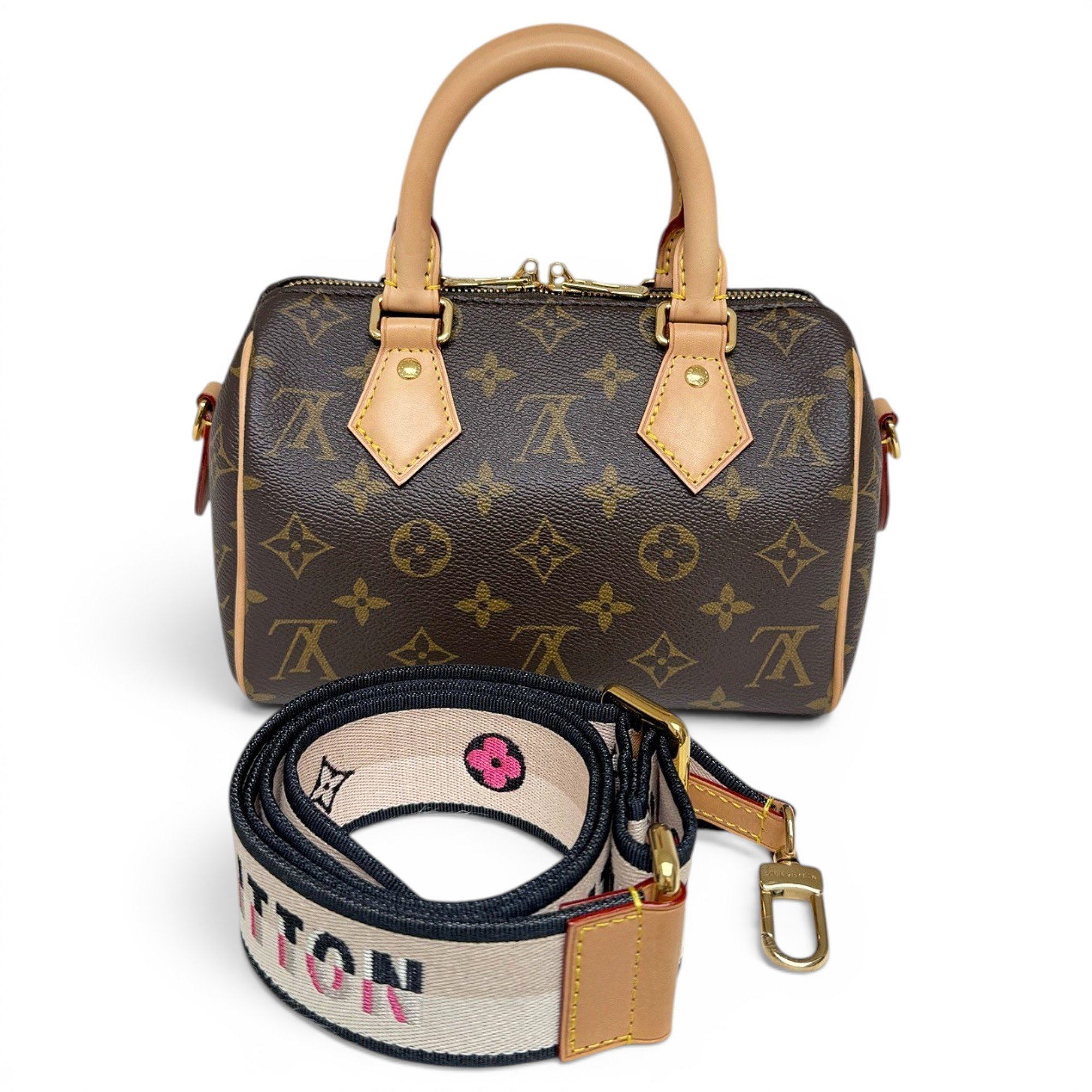 Speedy leather handbag