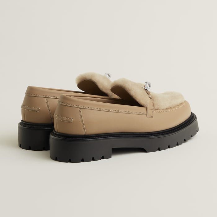 Beige Lin Icone Loafer