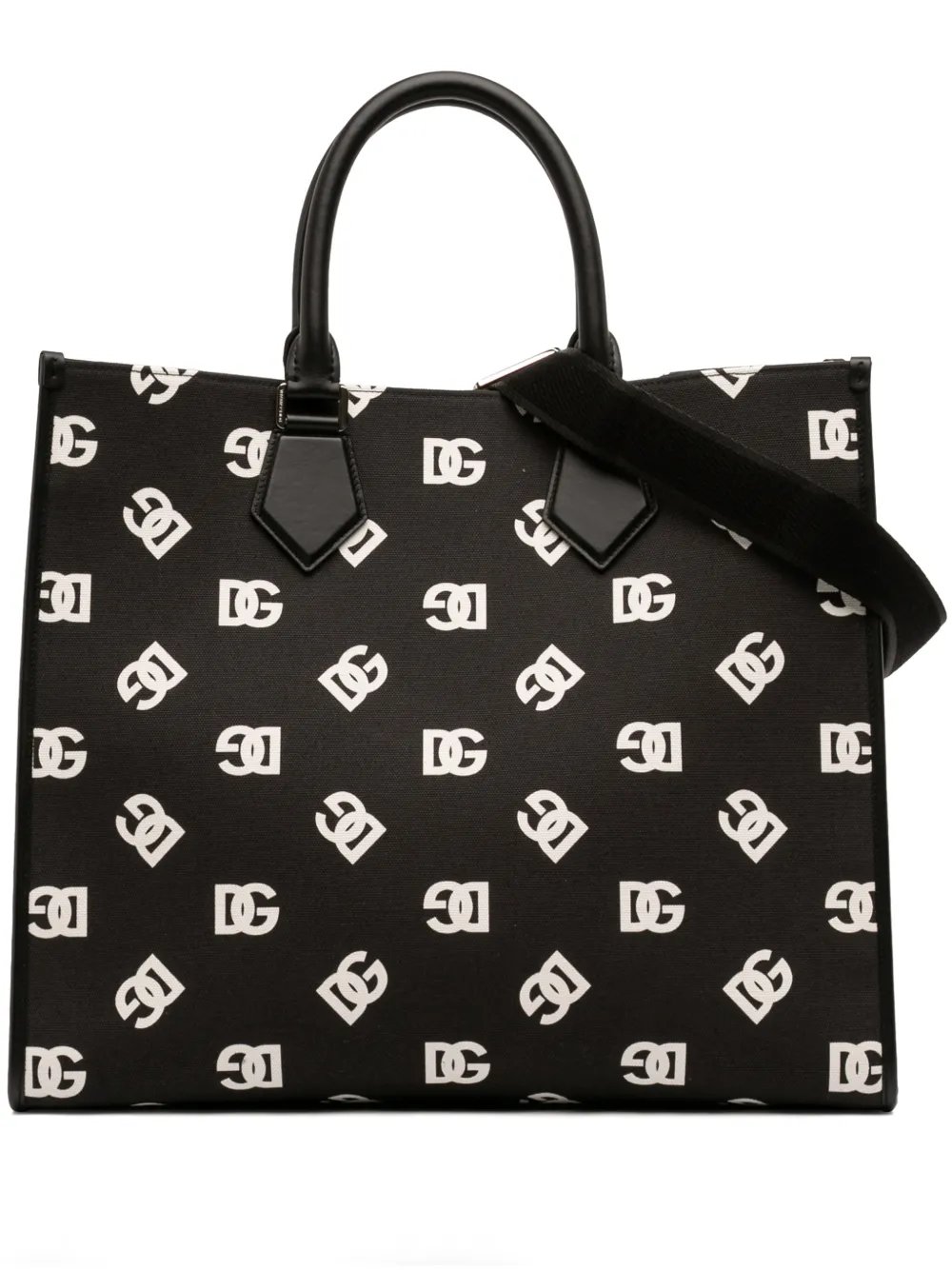 2020-2026 Large Logo Canvas Shopping Tote satchel