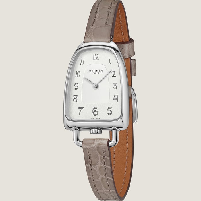Sans Coloris Galop d'Hermès Watch, Medium Model, 32 MM