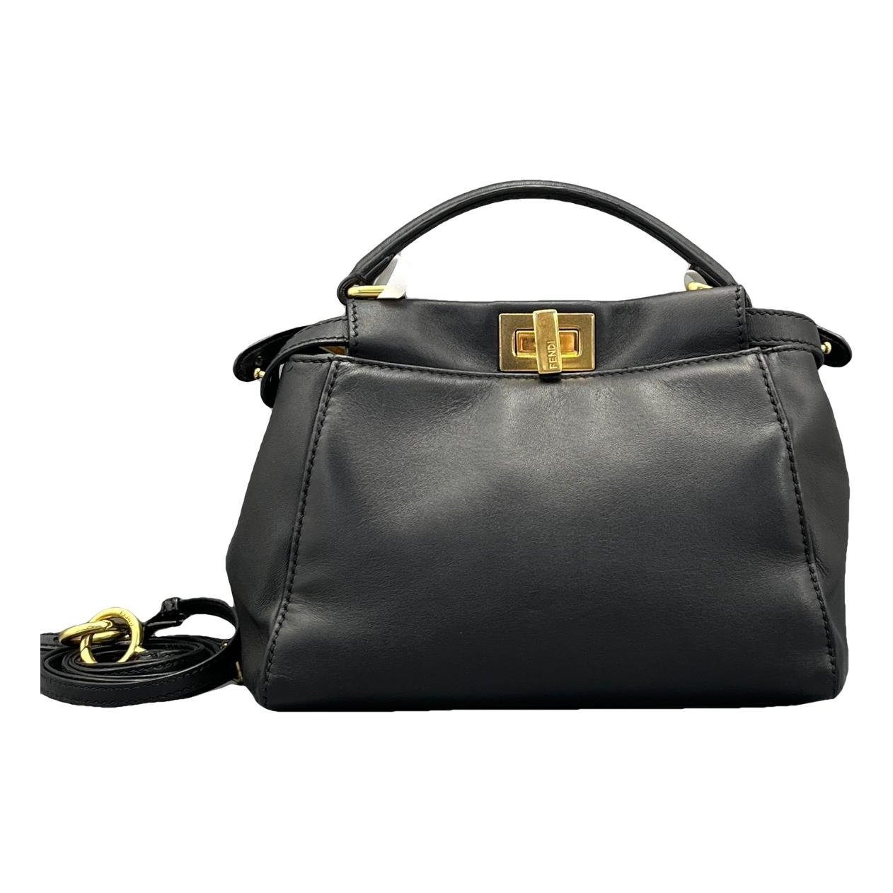 Peekaboo leather handbag