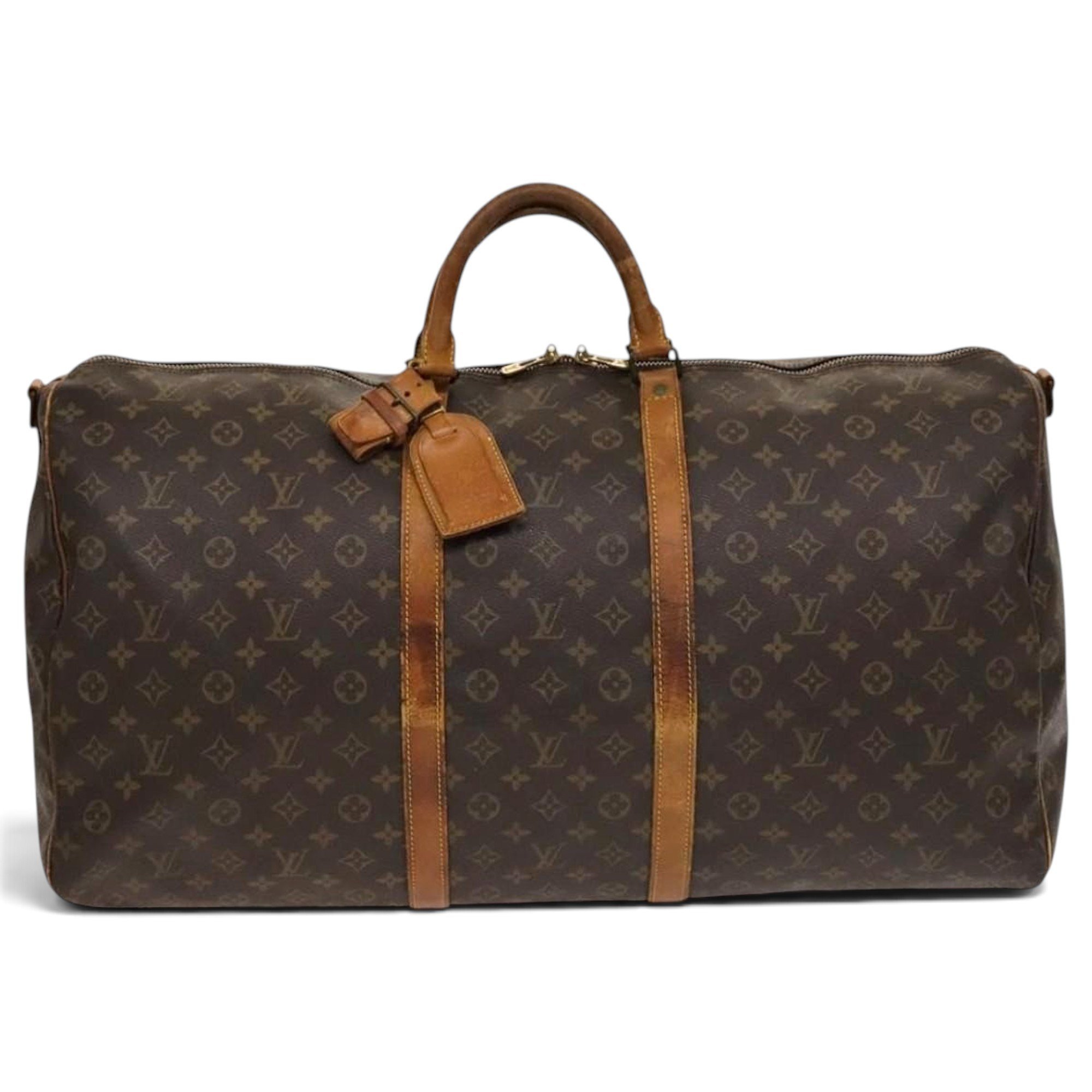 Leather bowling bag