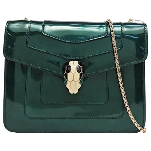 Patent leather crossbody bag
