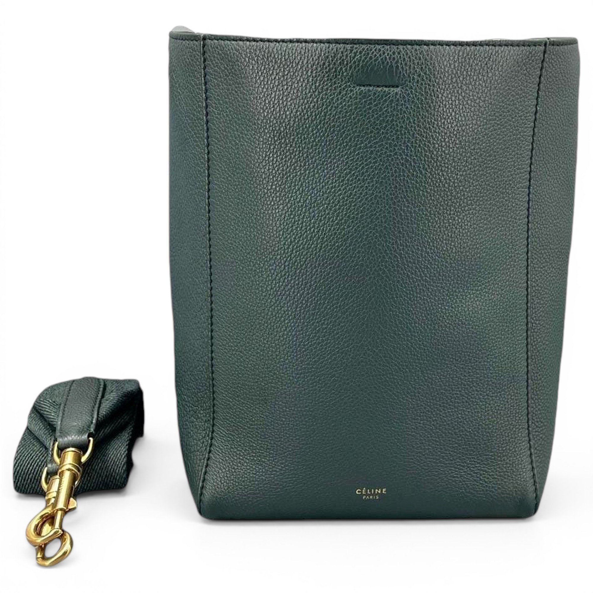 Seau Sangle leather handbag