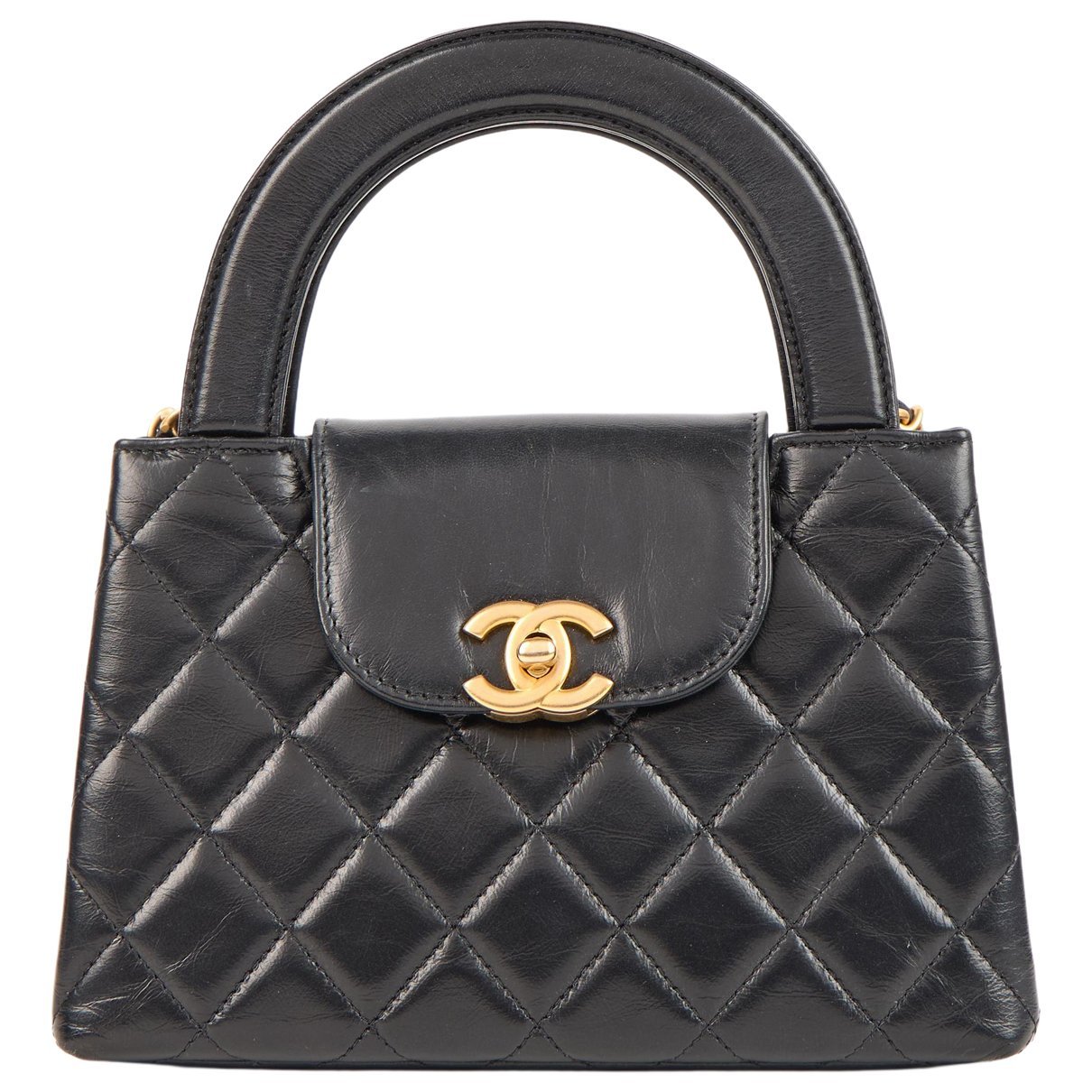 Mini Shopping leather handbag