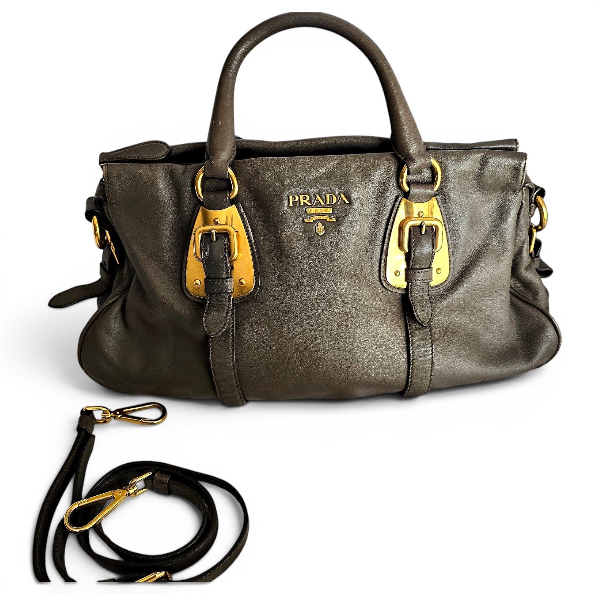 Leather handbag