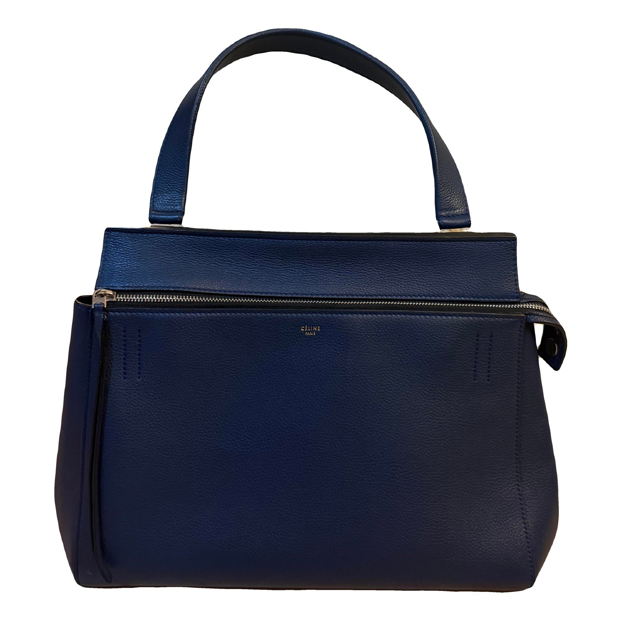 Edge leather handbag