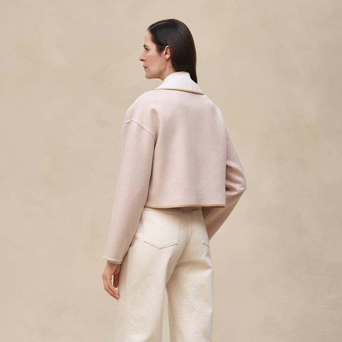 Beige Naturel Cashmere Jacket