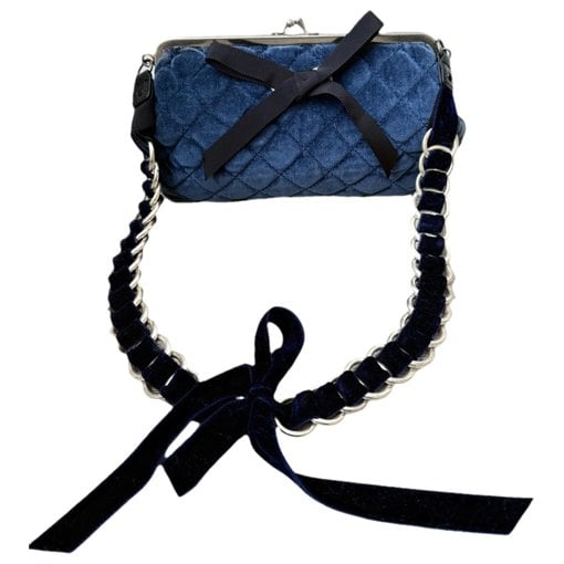 Marc Jacobs Velvet clutch bag
