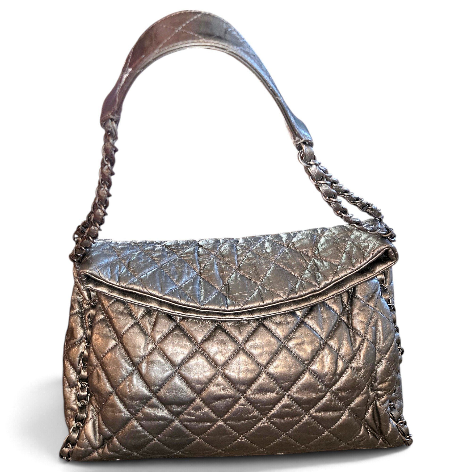 Chain Around leather handbag