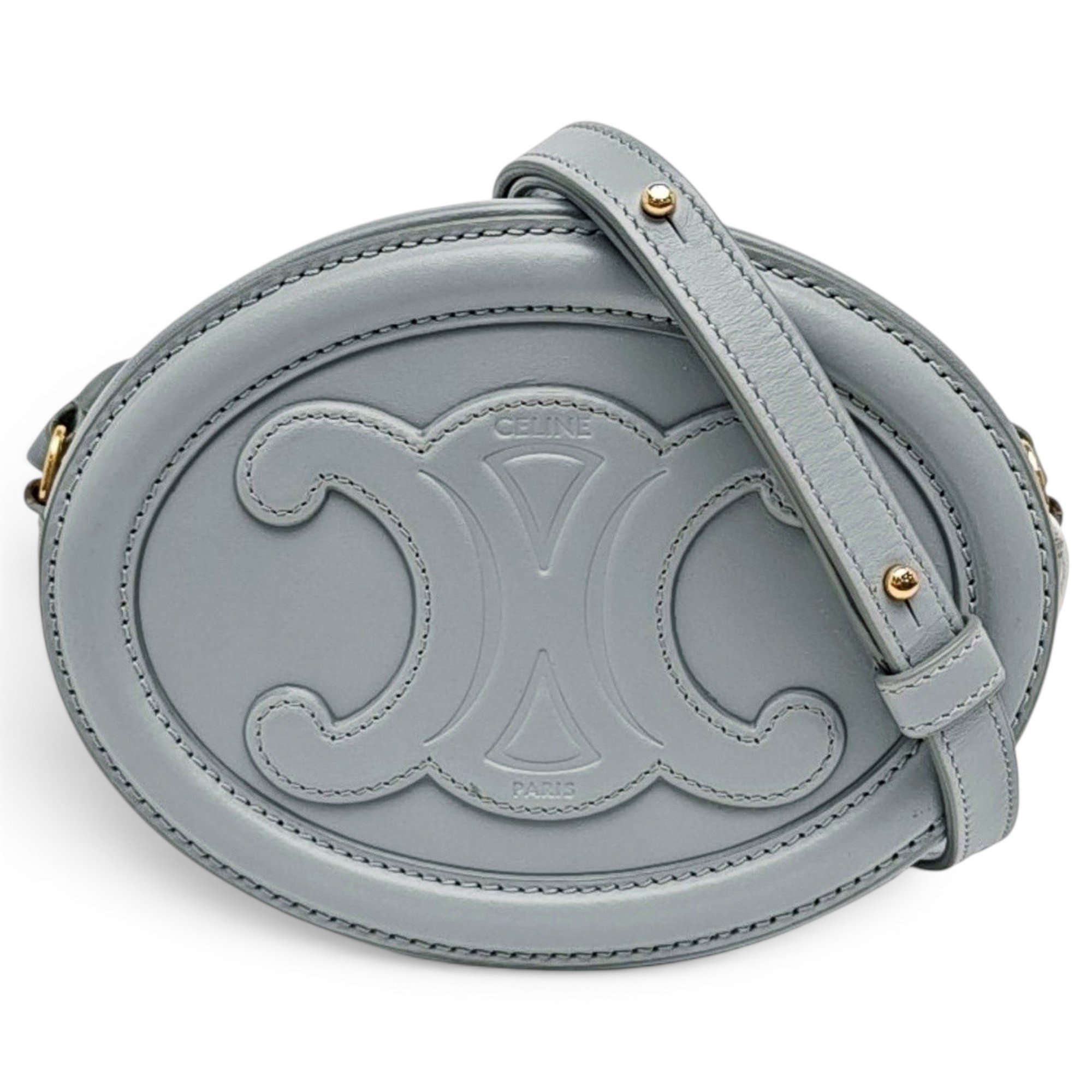 Triomphe leather handbag