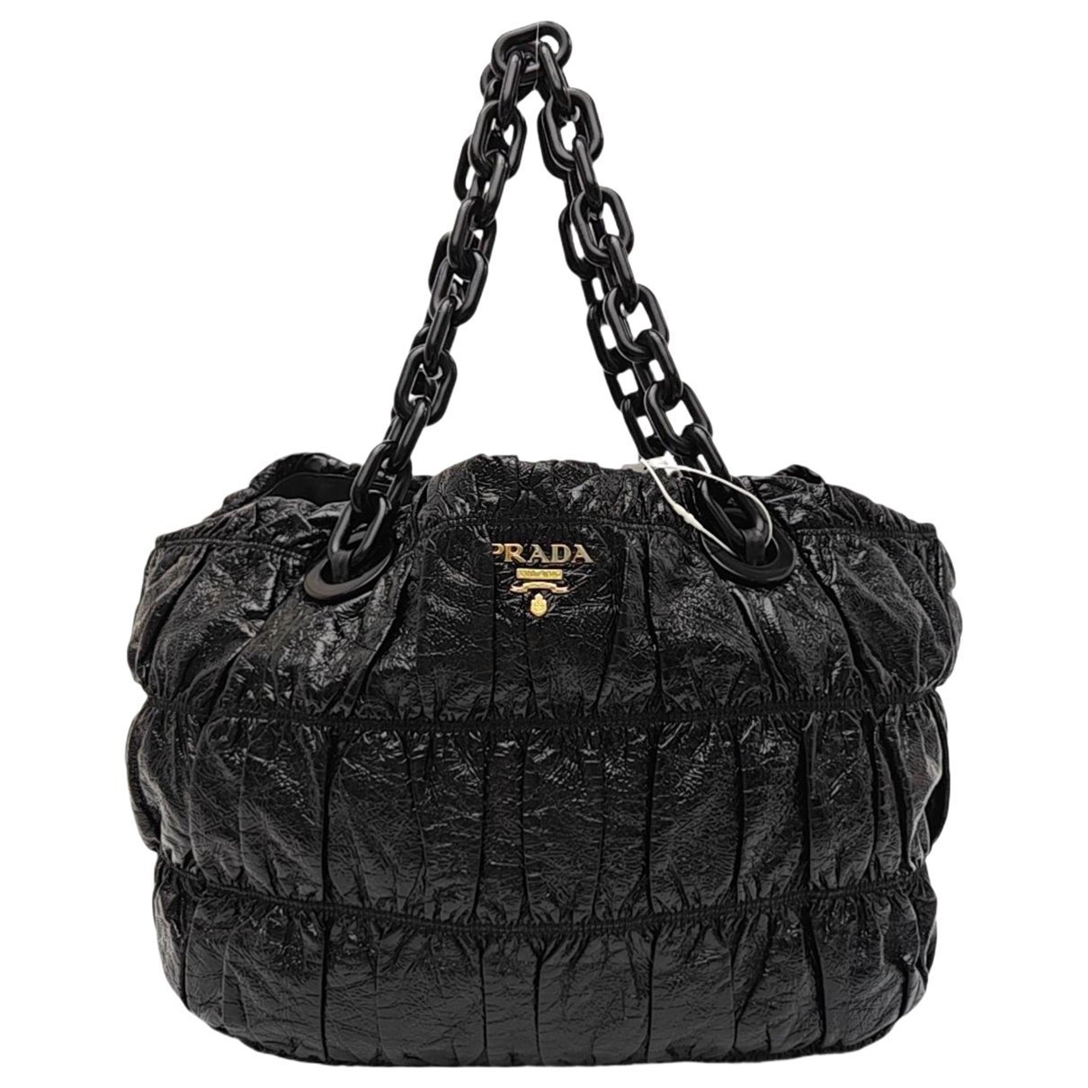 Patent leather handbag
