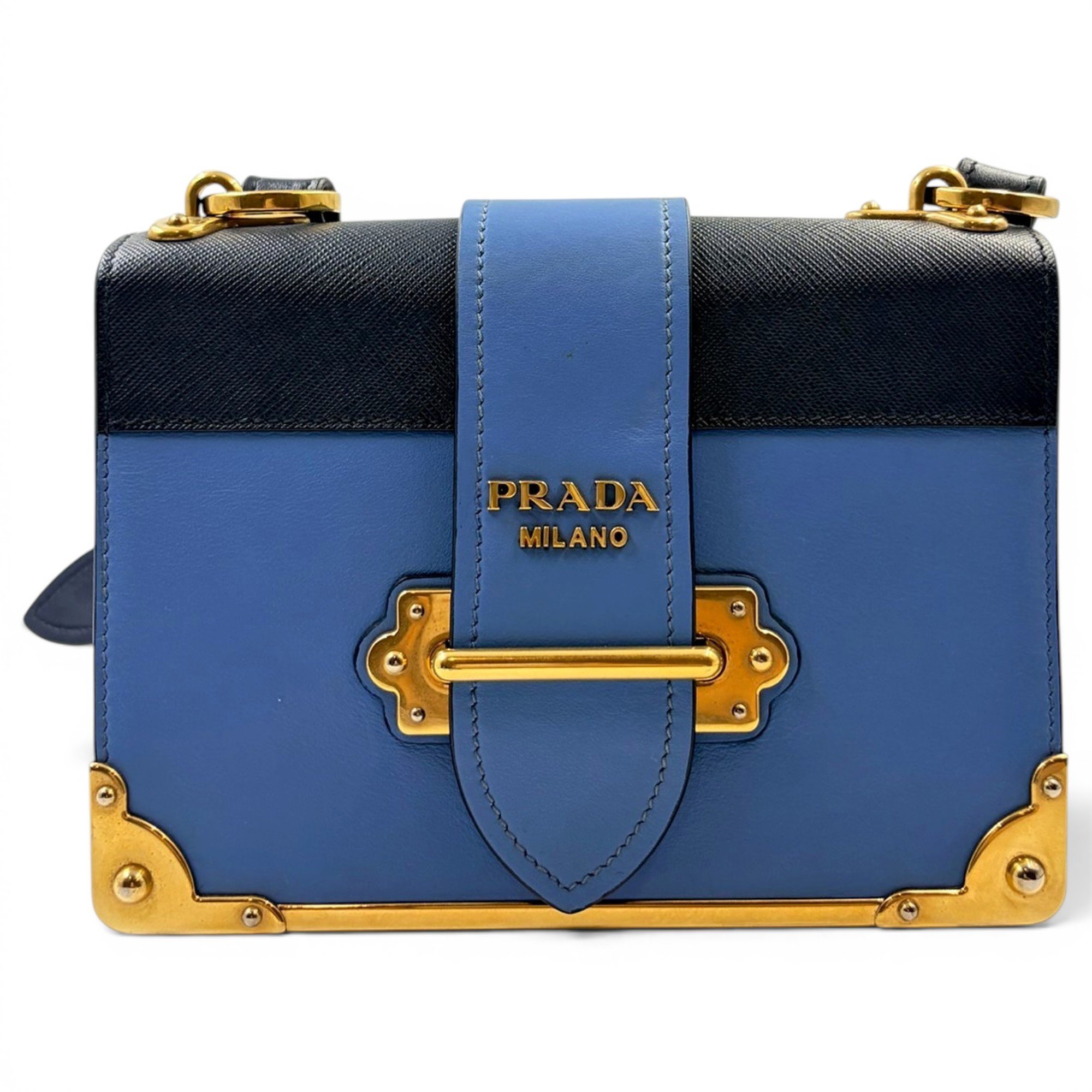 Prada Cahier leather handbag