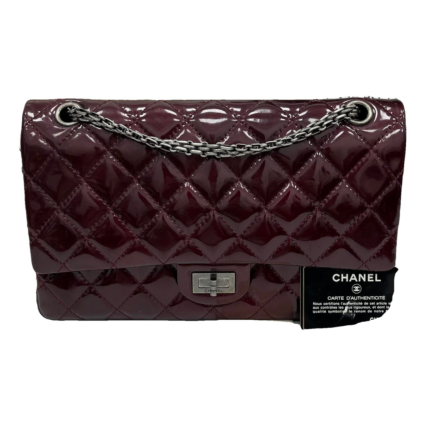 2.55 patent leather handbag