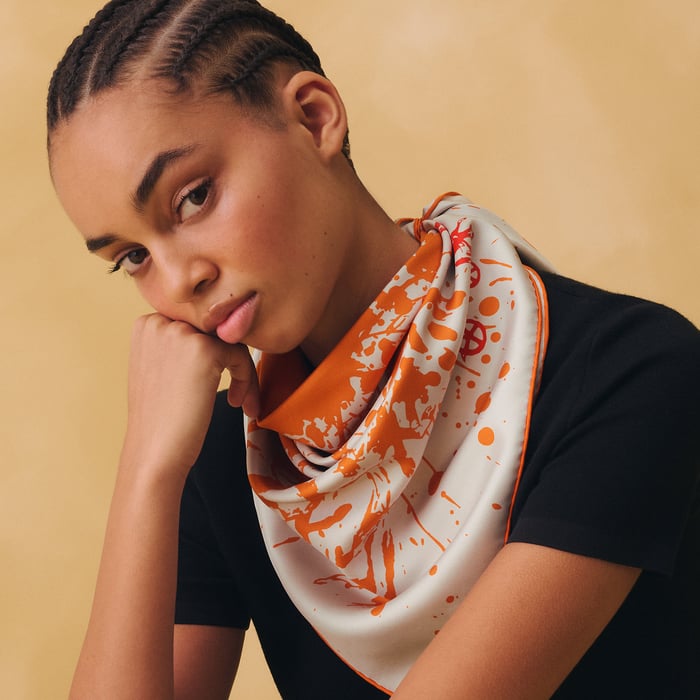 Cheval Surprise Double Face Scarf 90
