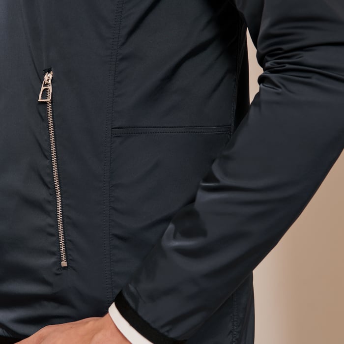 Navy Warm-up Fleece