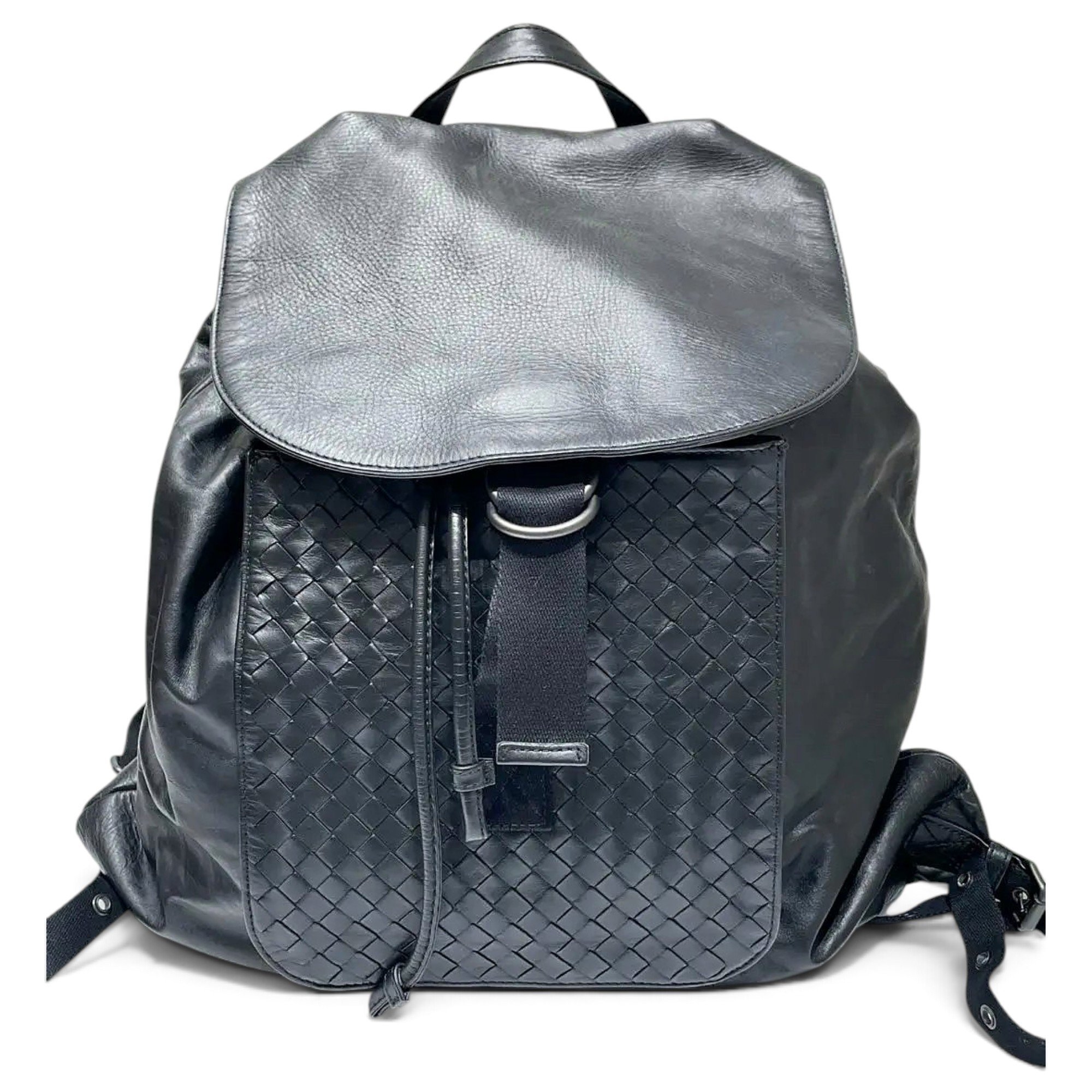 Leather backpack