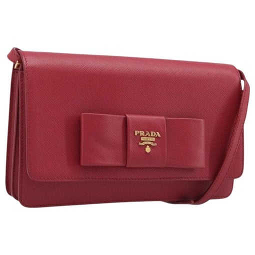 Bowling leather crossbody bag