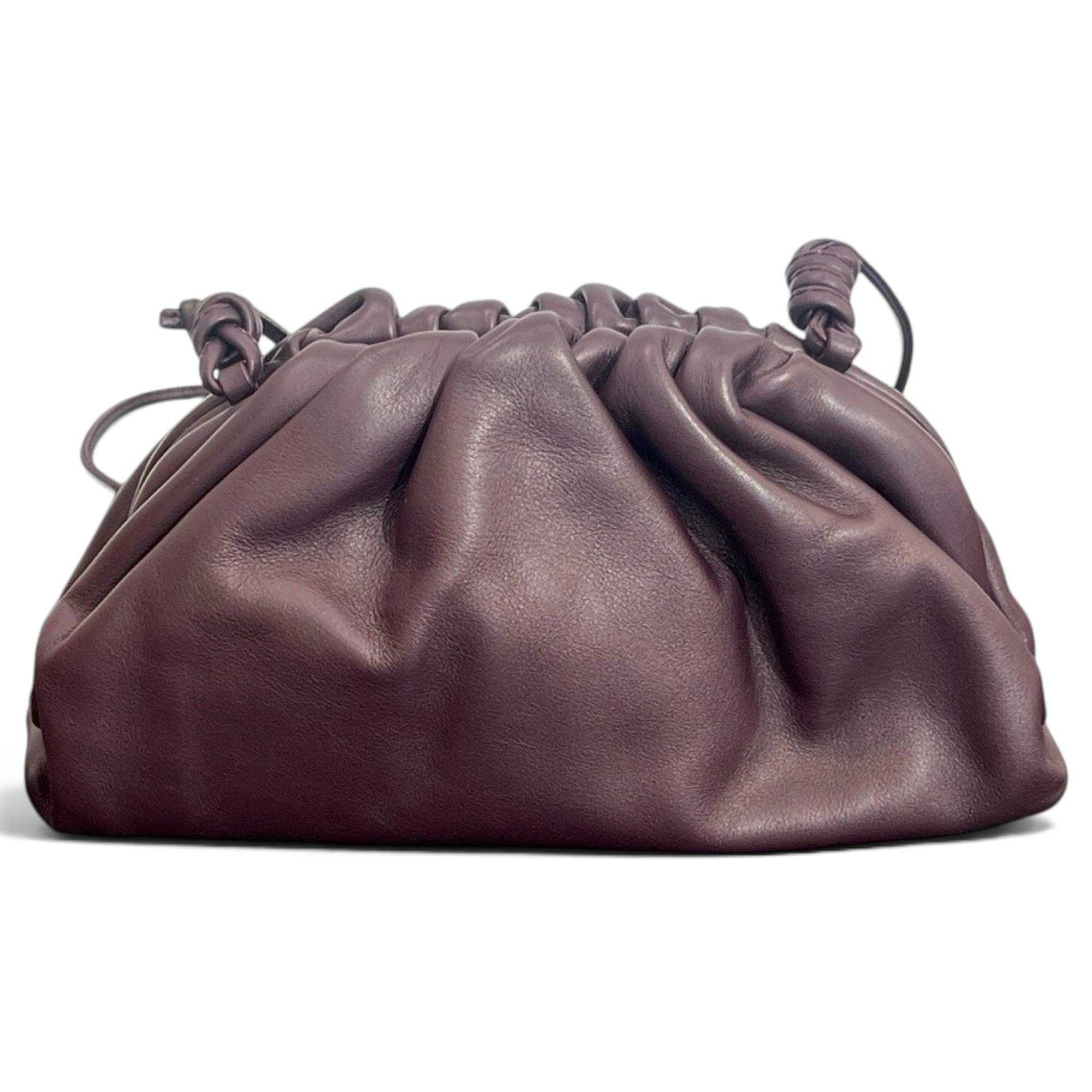 Pouch leather handbag
