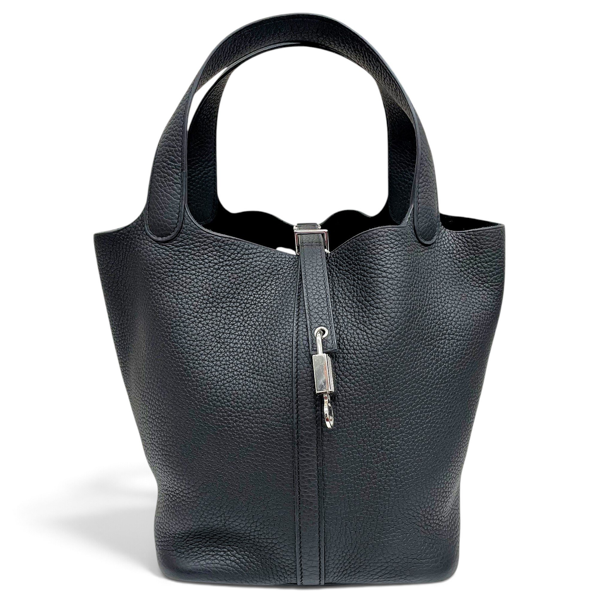 Picotin leather handbag