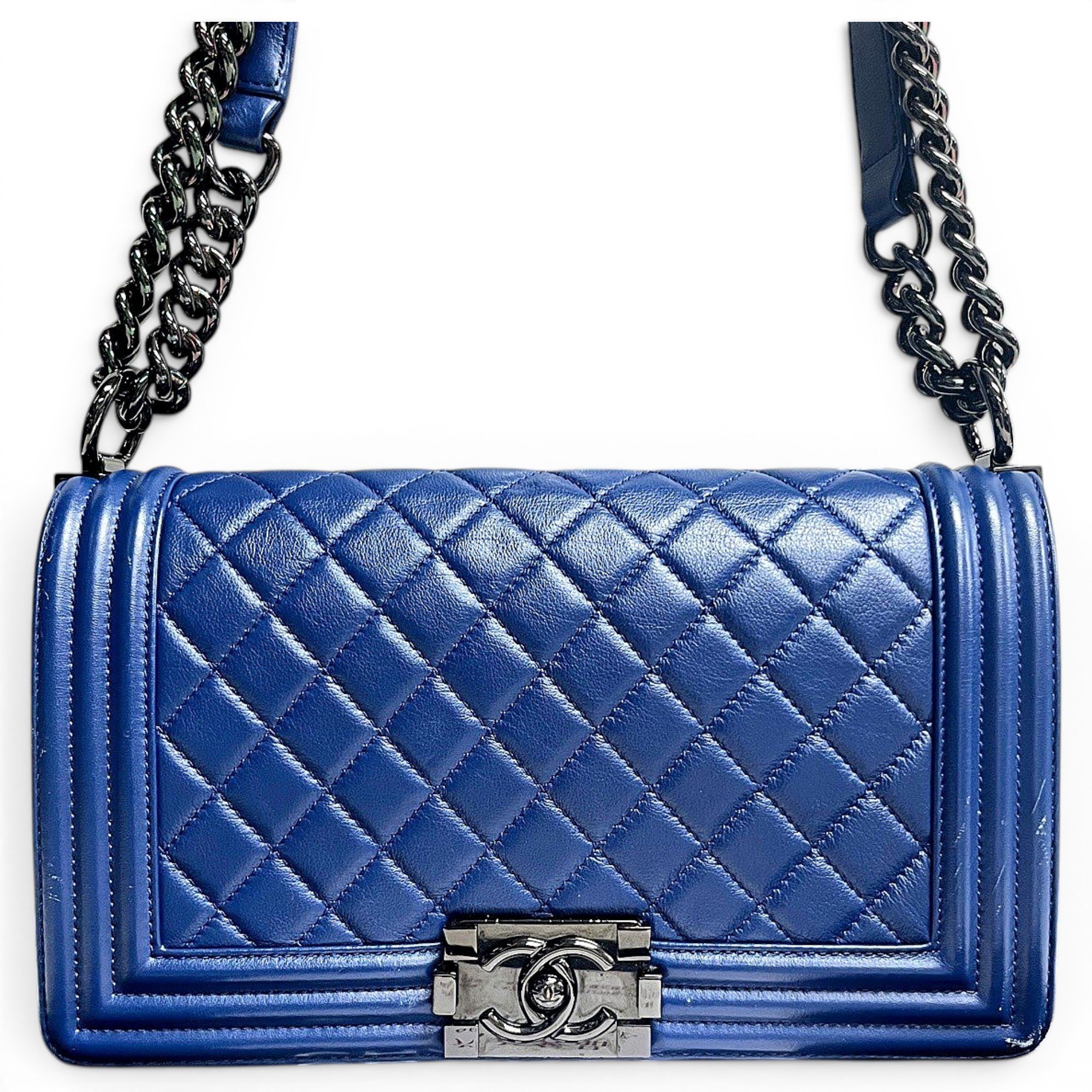 Boy leather crossbody bag