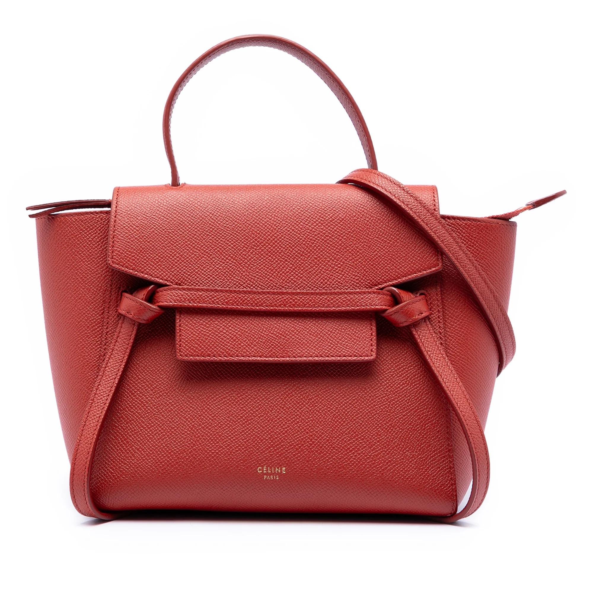 Belt leather handbag