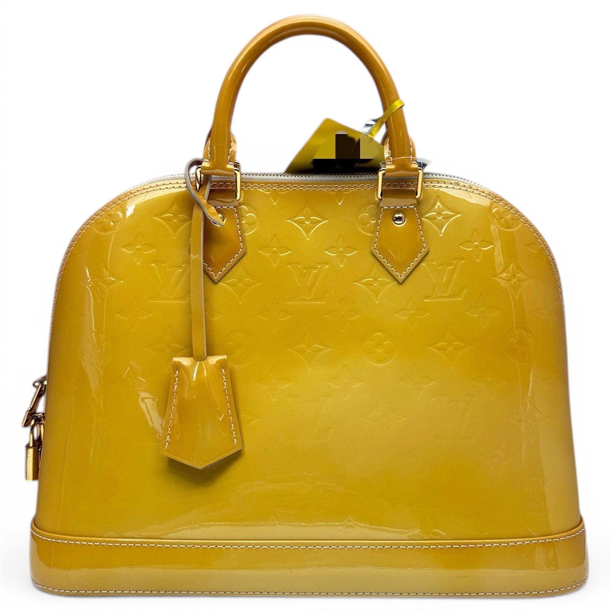 Alma patent leather handbag