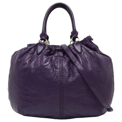 Leather handbag