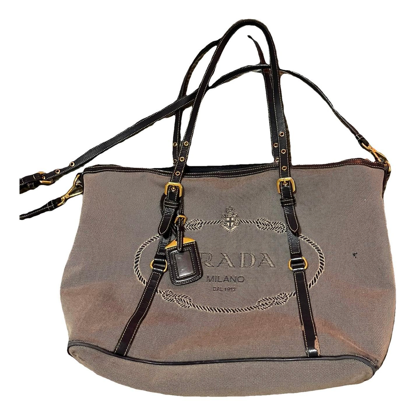 Leather tote