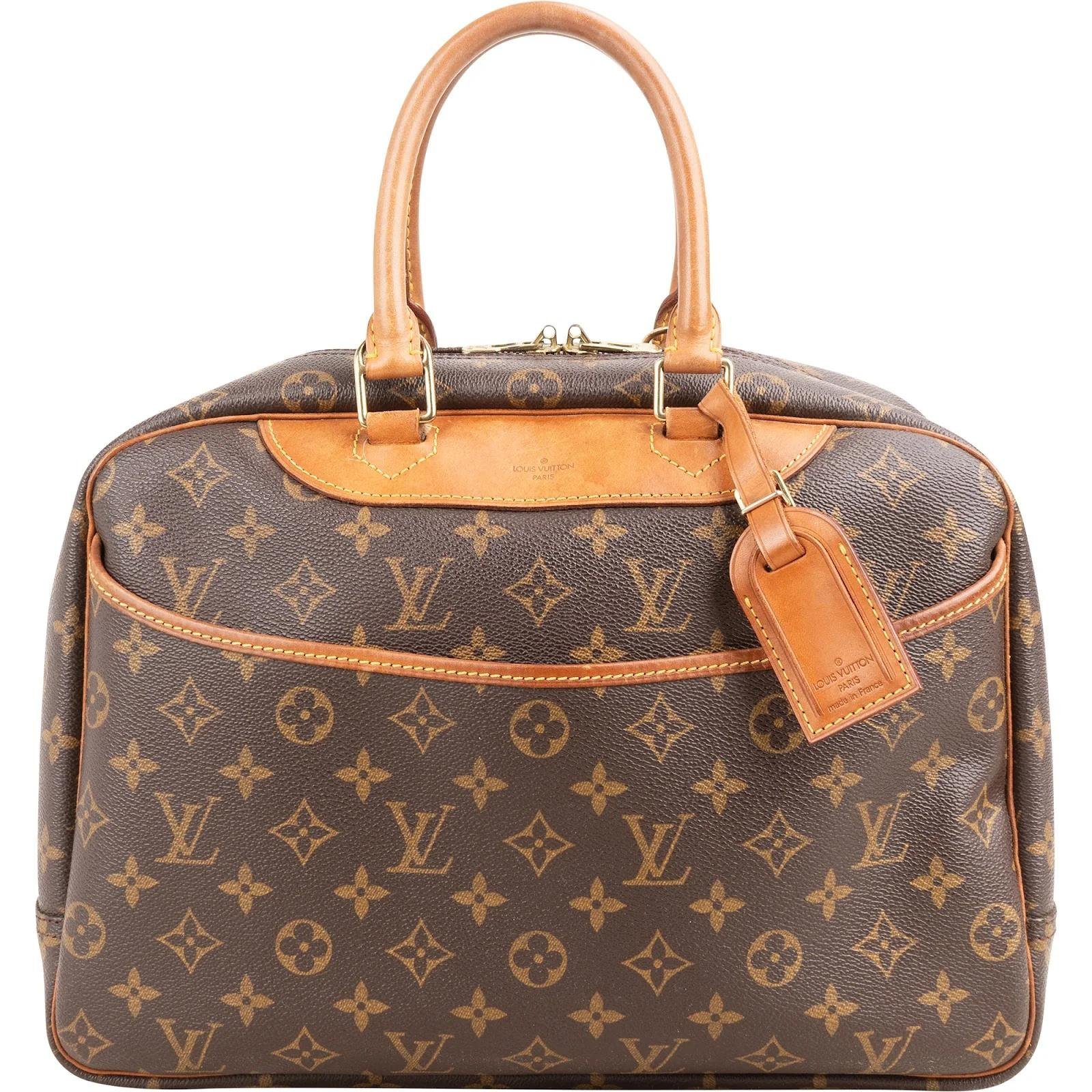 Louis Vuitton Deauville leather handbag