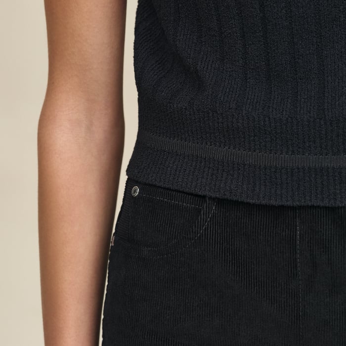 Noir Short-sleeve Sweater