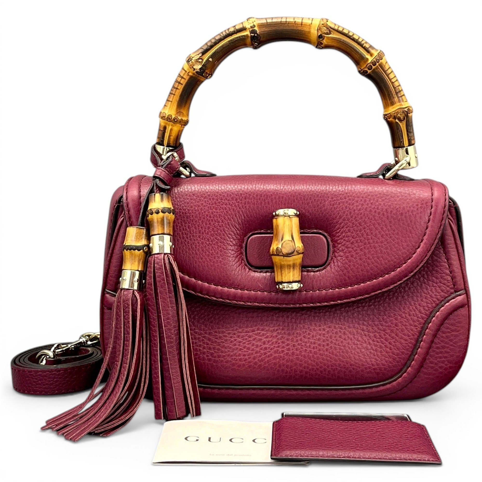 Leather handbag