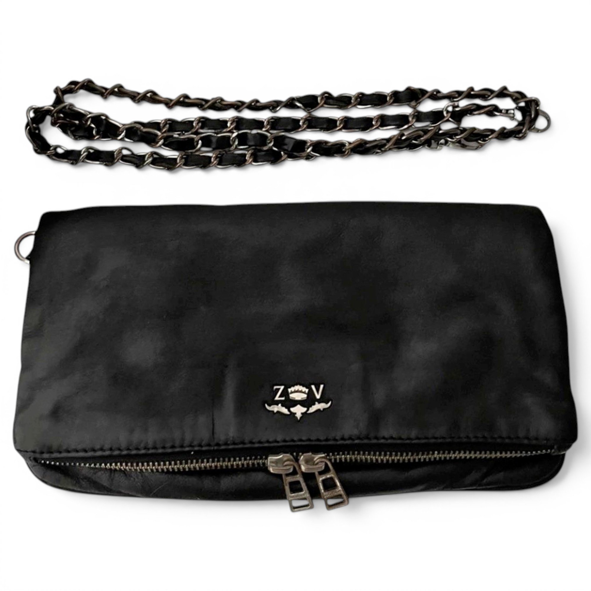 Rock leather crossbody bag