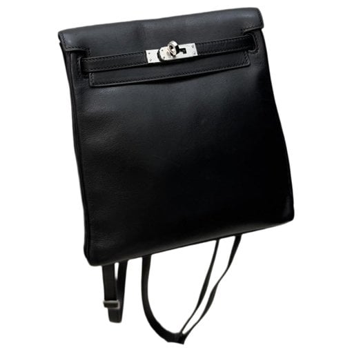 Leather backpack