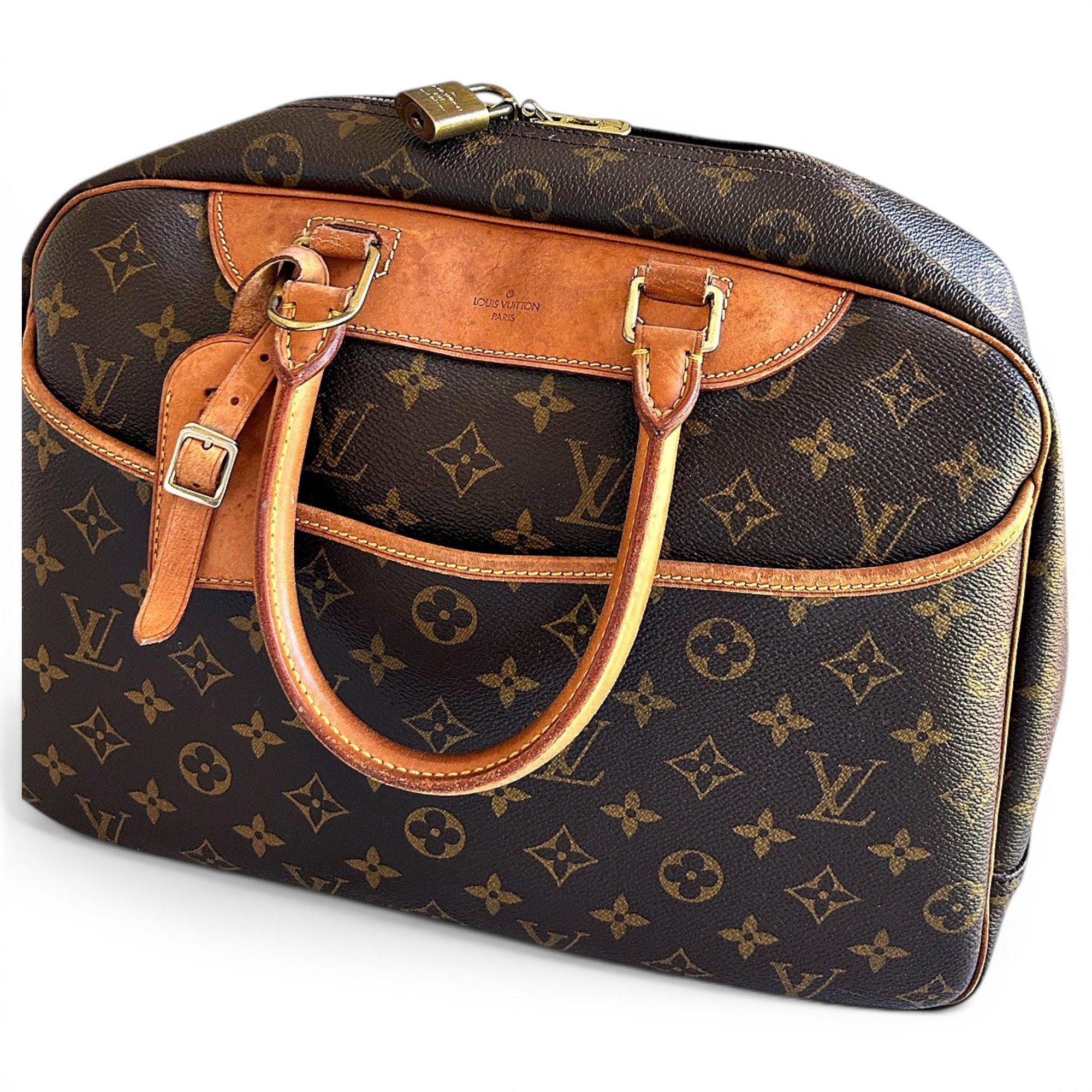 Deauville leather handbag