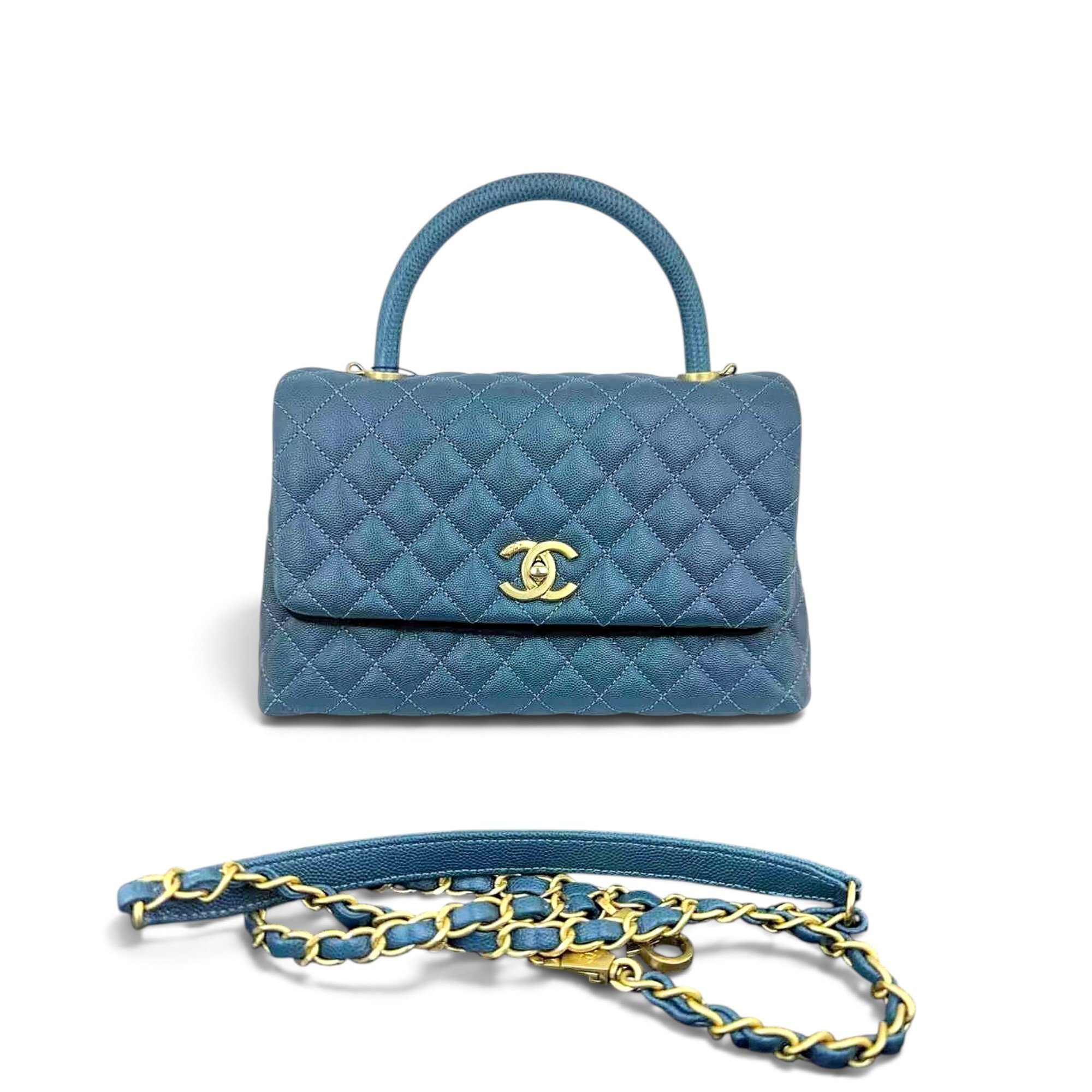 Coco Handle leather handbag