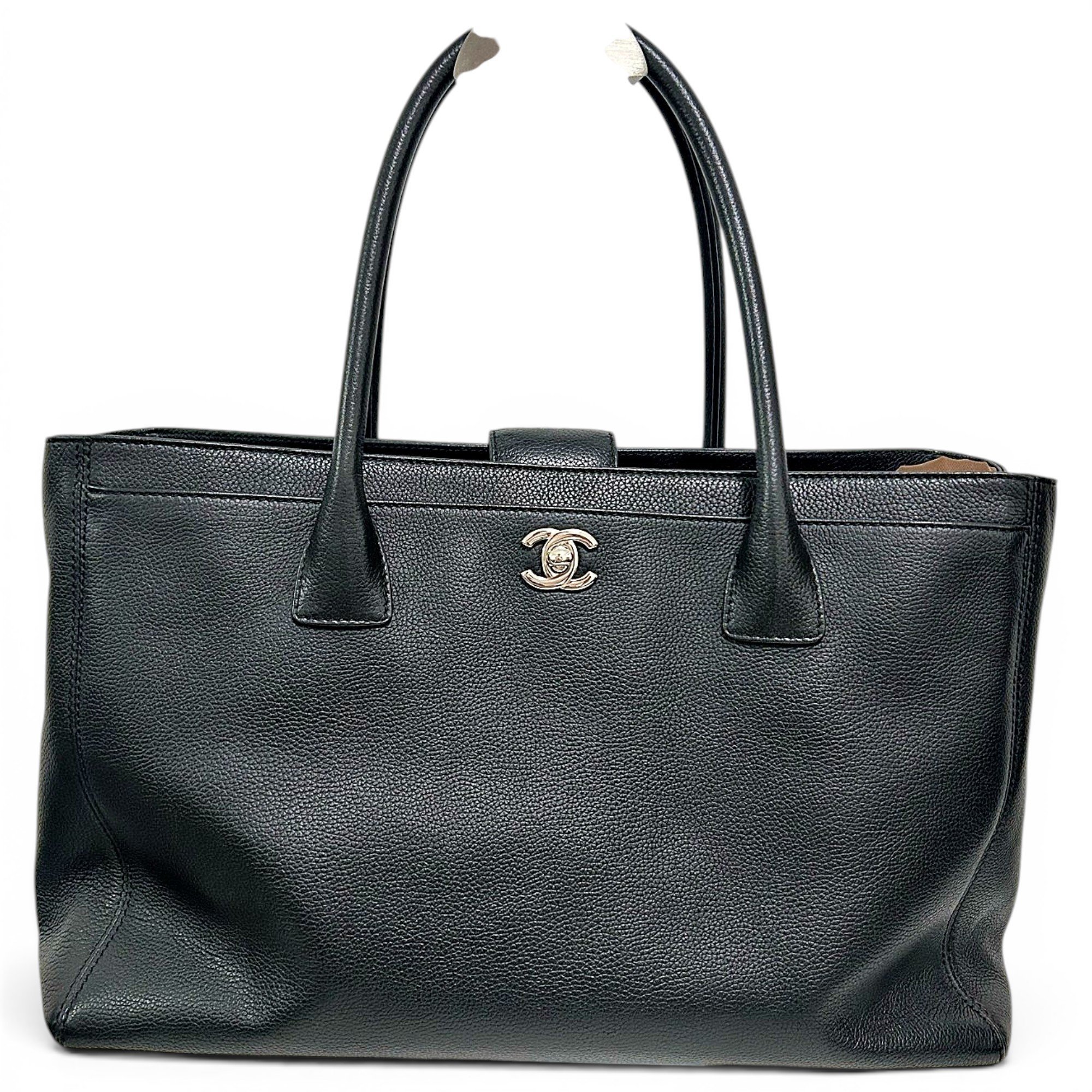 Executive leather tote