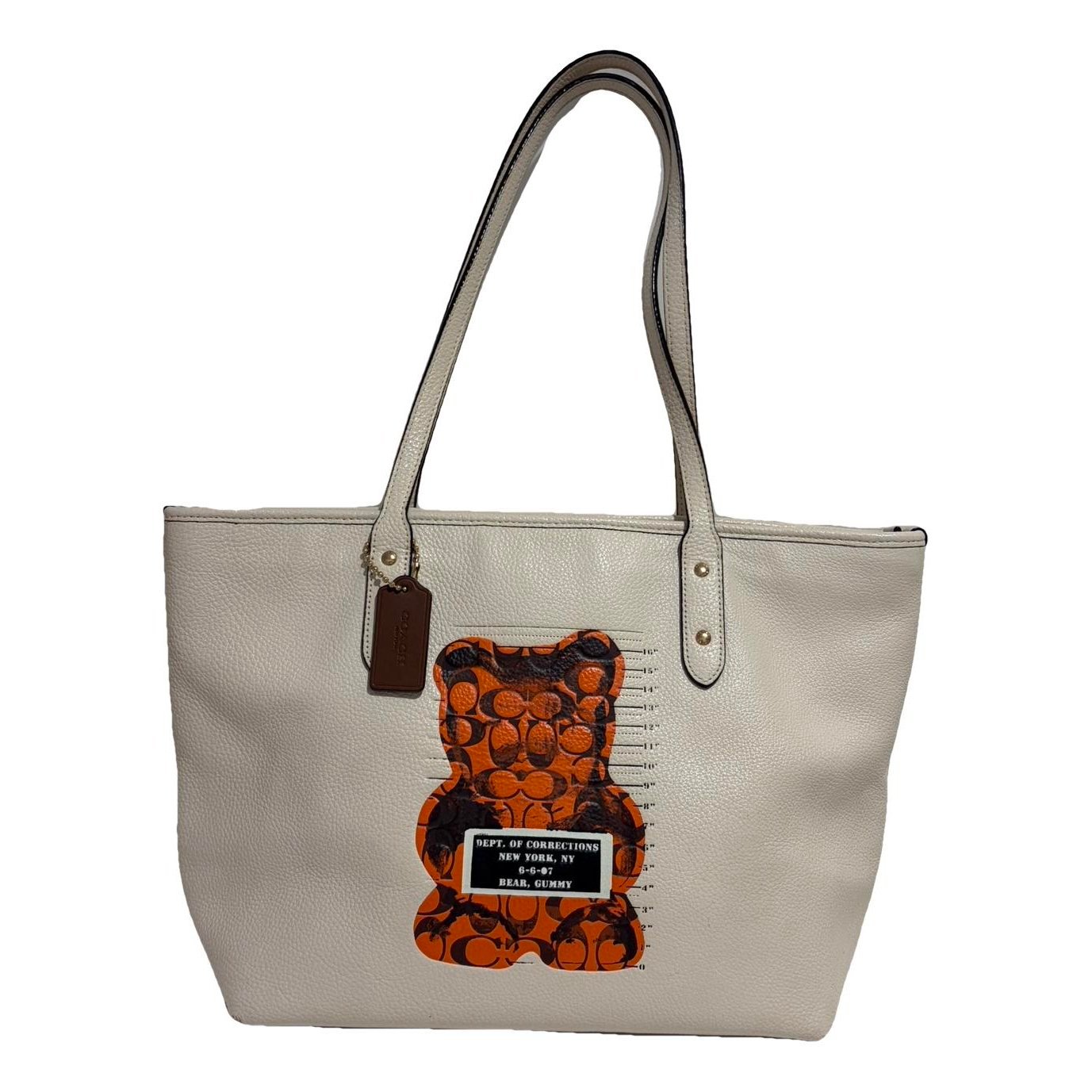 CITY ZIP TOTE leather tote