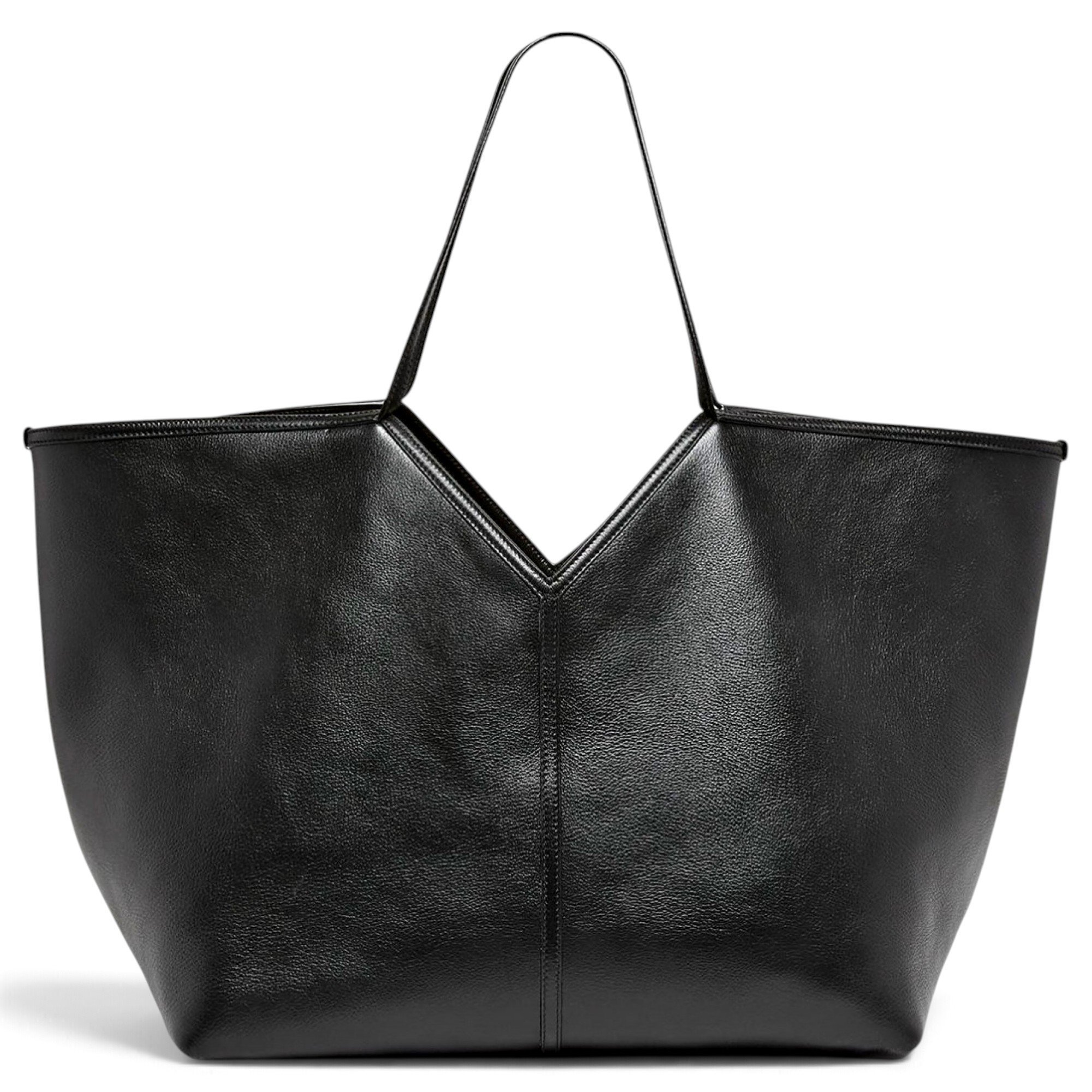 Y leather tote