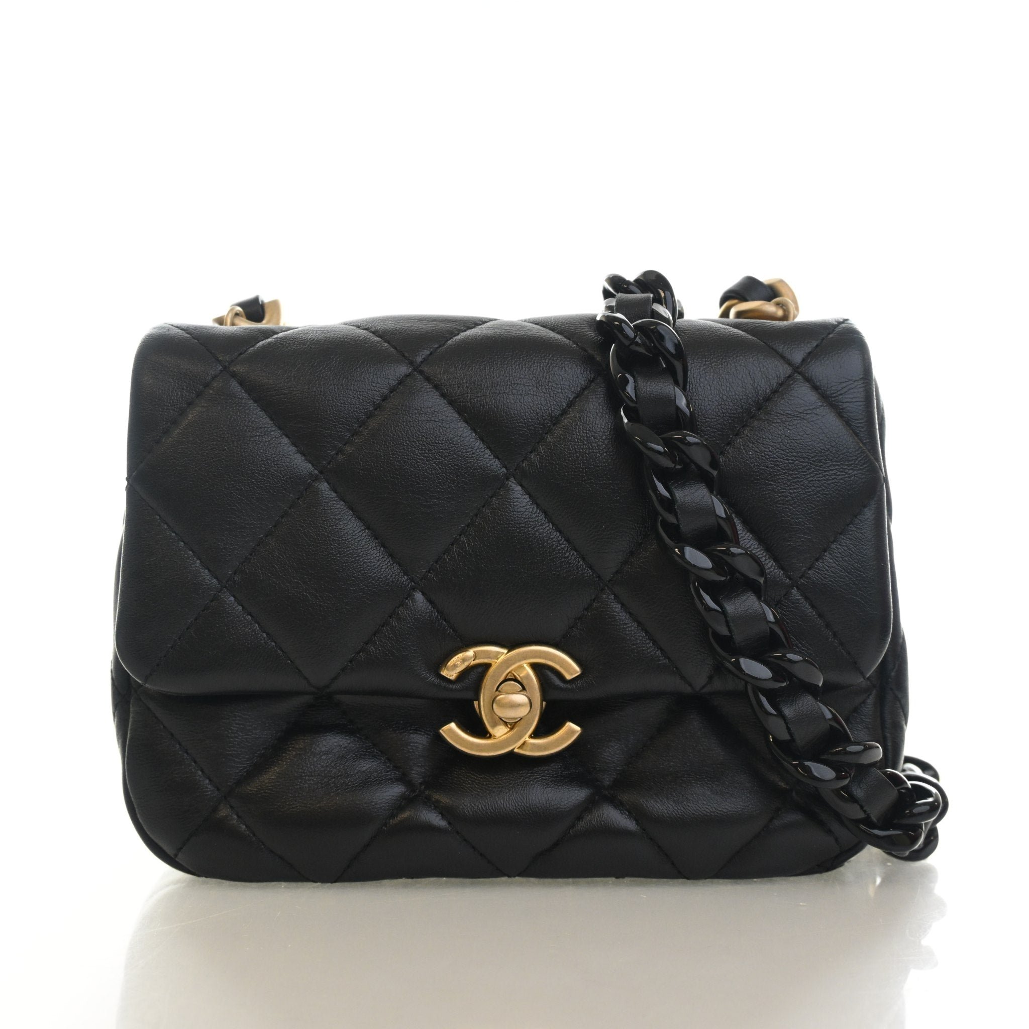 Chanel Mini Lambskin Candy Chain Flap Bag