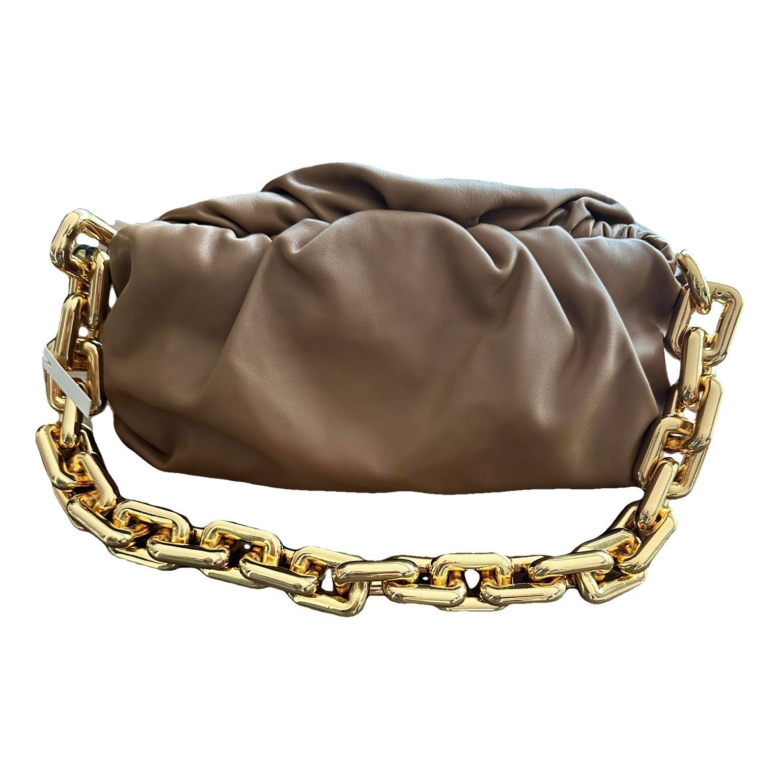 Chain Pouch leather handbag