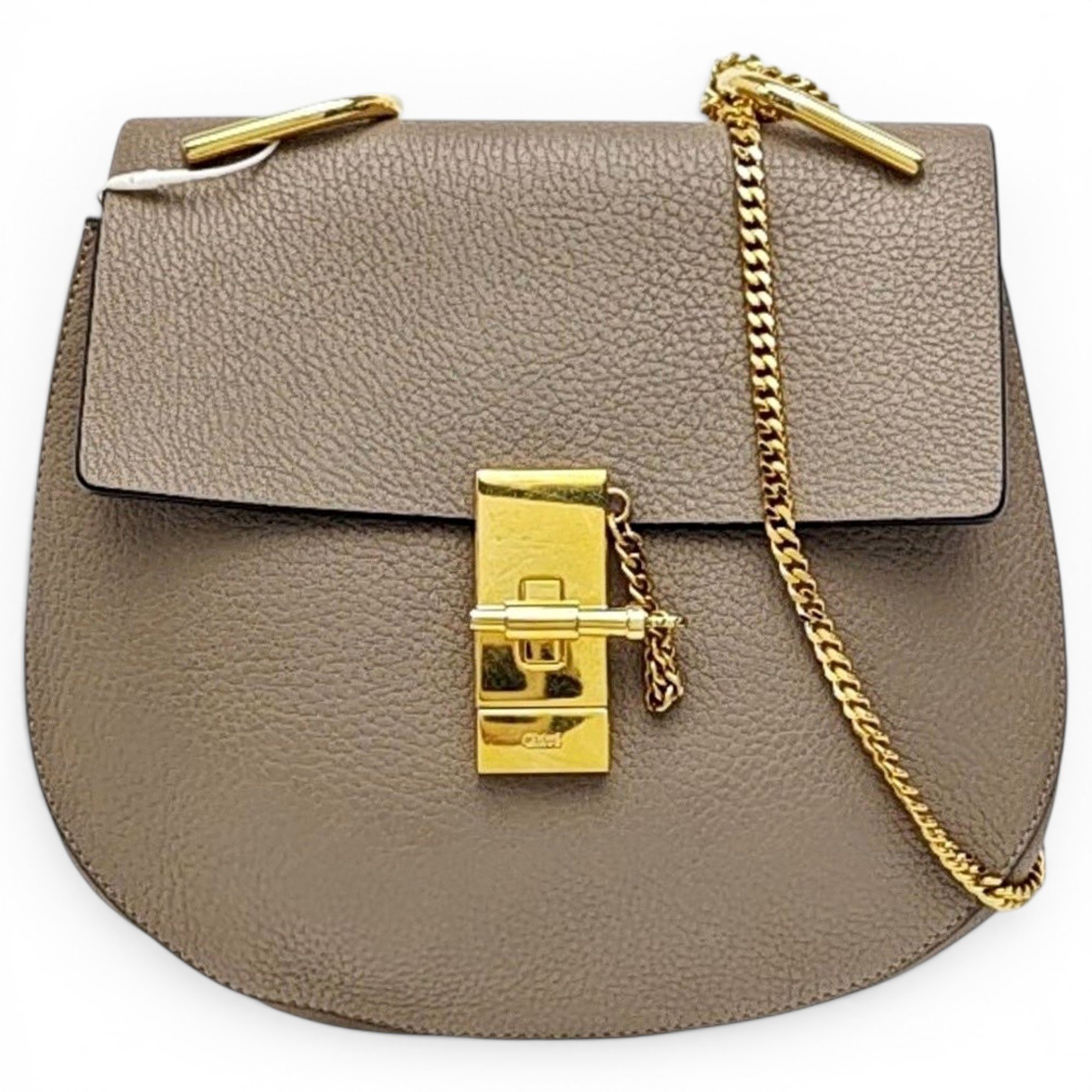 Drew leather handbag