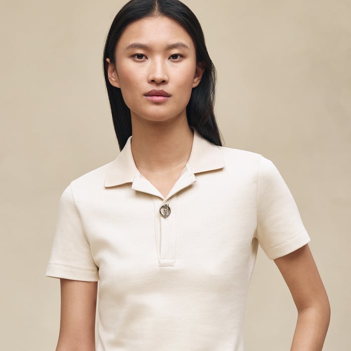 Blanc Cassé Short-sleeve Polo Shirt
